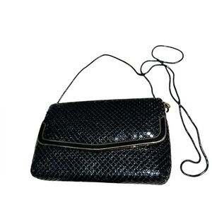 Vintage Elegant Black Crossbody Bag